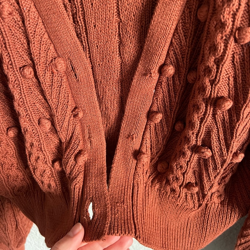 Red Cardigan - Picture 4 of 7
